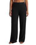Pantalons pointelle - noirs